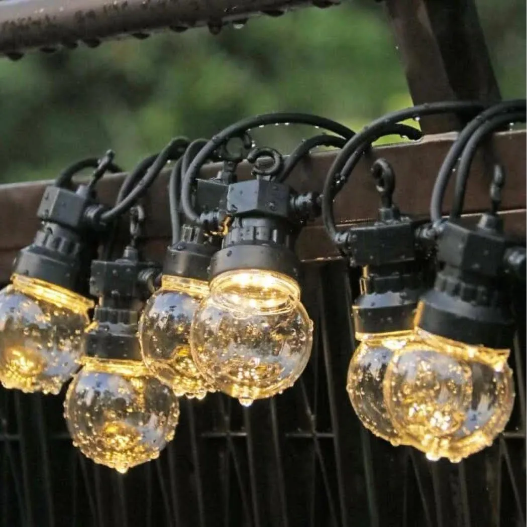10 Indoor Outdoor Led Bulb String Lights Pi-73Ww