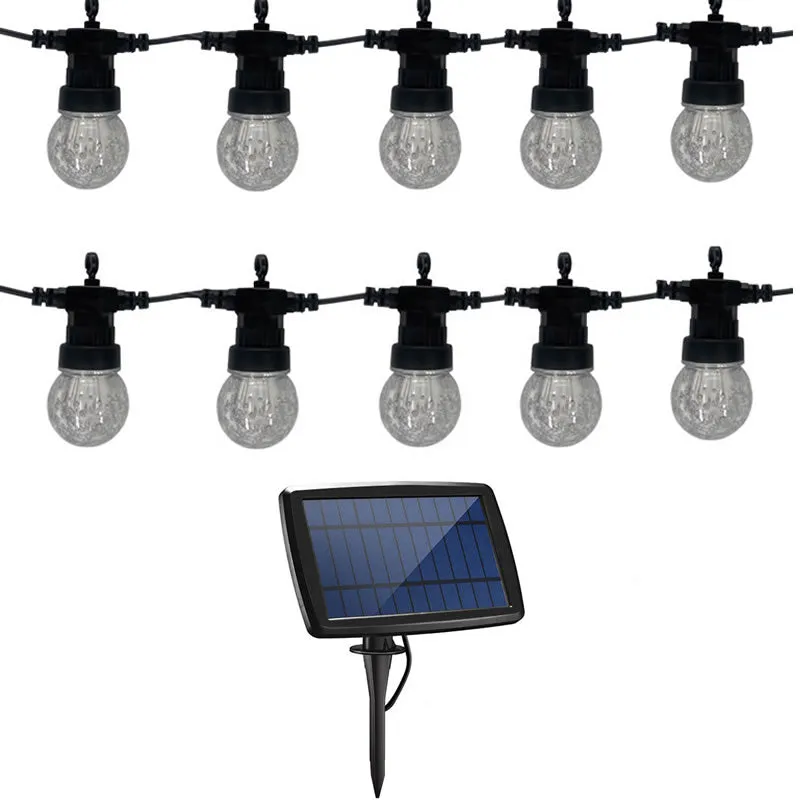 10 Indoor Outdoor Led Bulb String Lights Pi-73Ww