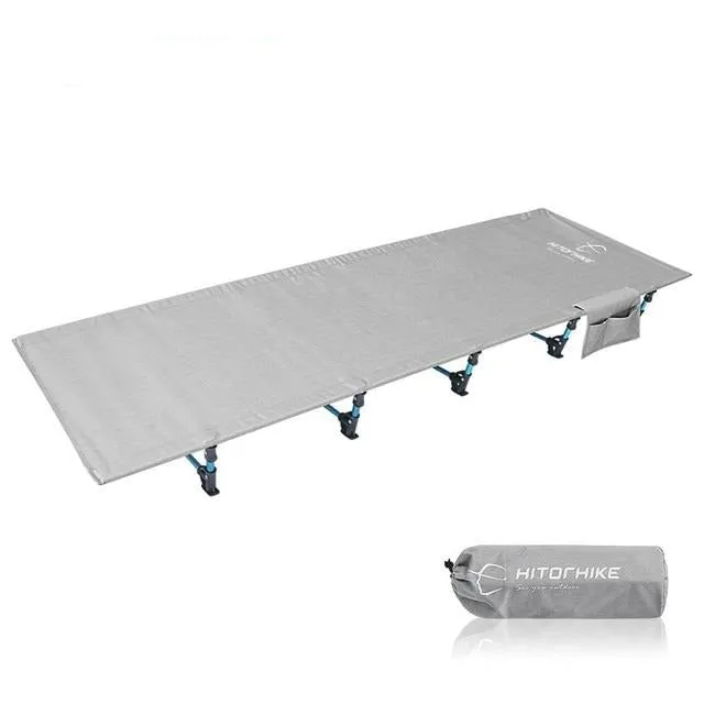 2022 New! Ultralight Camping Cot Compact Folding Cot Bed for Outdoor Backpacking Camping Cot Bed