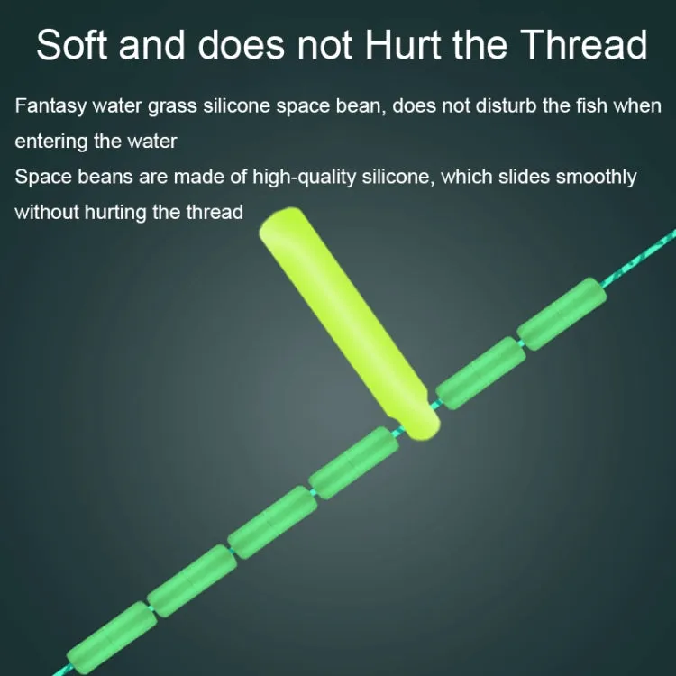 2pcs Outdoor Fishing Anti-tangle Spotted Invisible Line Set with Scale, Size: 6.3m(5.0)