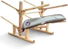 4-Place Kayak/Canoe Rack, Freestanding Kayak Storage Rack, Kayak Racks for Outdoor Storage, SUP or Canoe Storage Rack