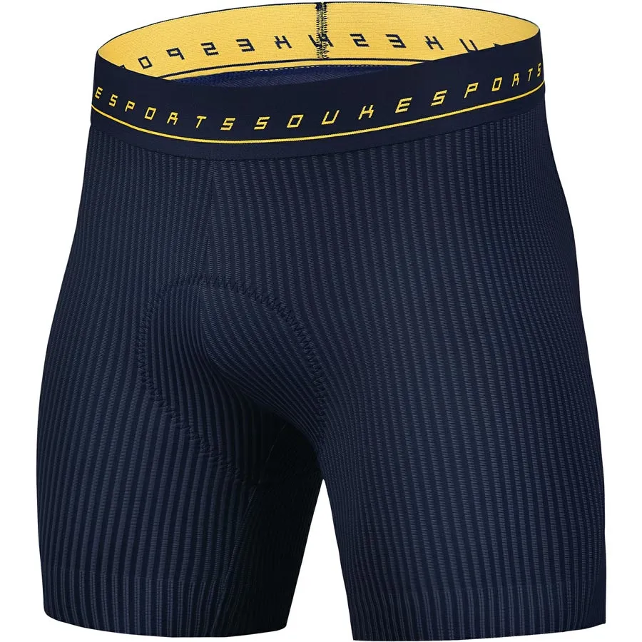 4D Padded Quick Dry Cycling Underwear for Men - PS6021-Dark Blue