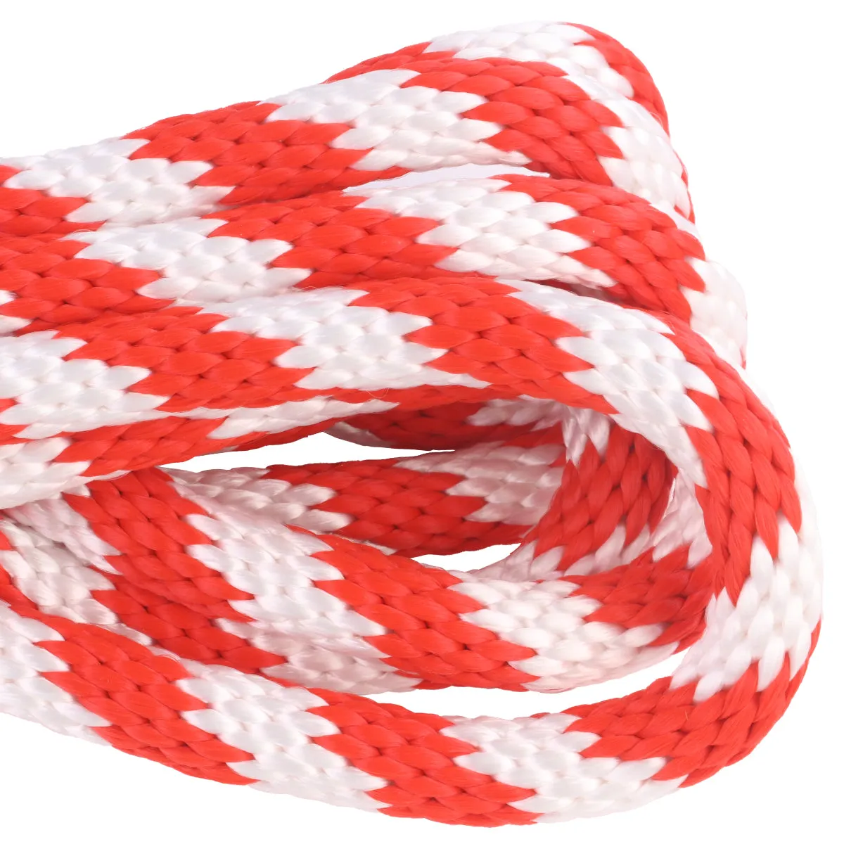 5/8 Solid Braid - Red & White