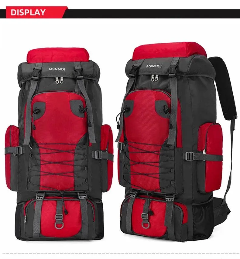 80L Waterproof Camping & Hiking Backpack – Large Travel & Tactical Outdoor Rucksack 🏕️
