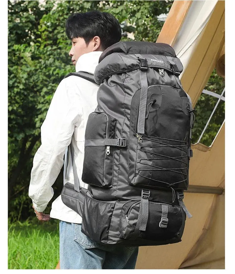 80L Waterproof Camping & Hiking Backpack – Large Travel & Tactical Outdoor Rucksack 🏕️