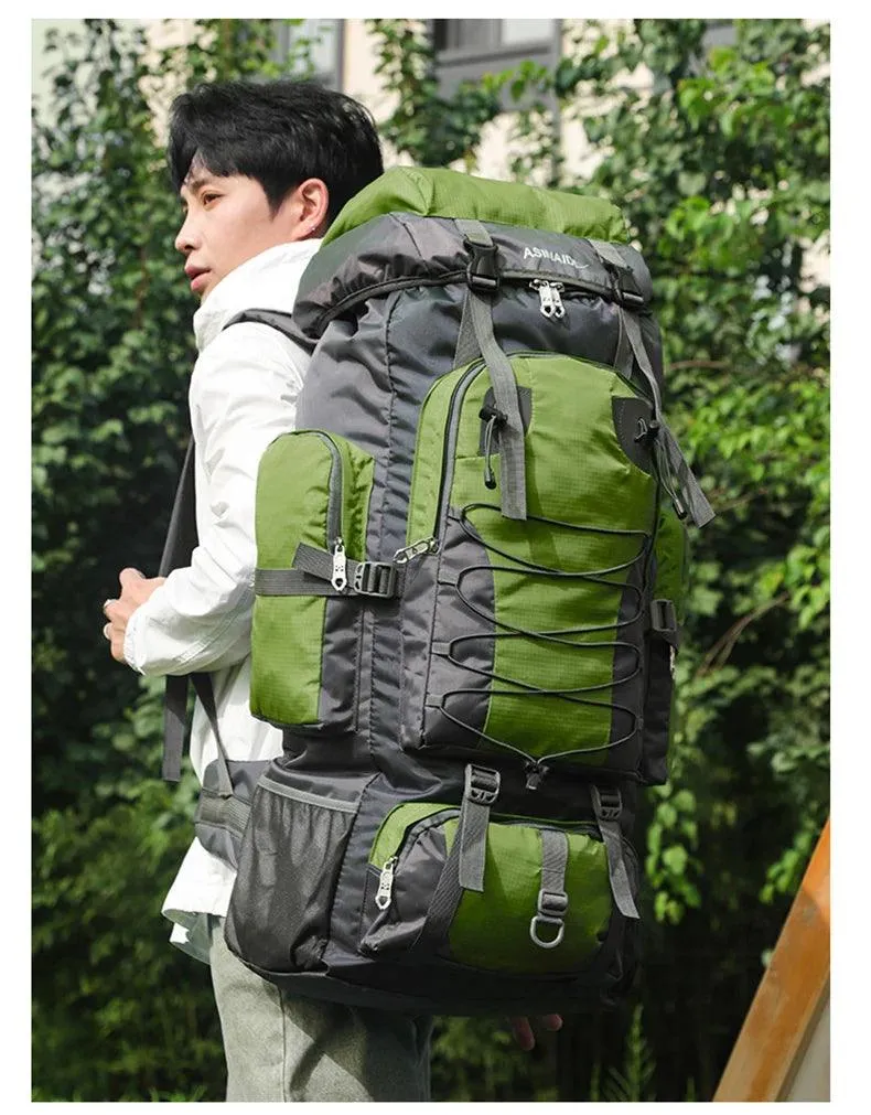 80L Waterproof Camping & Hiking Backpack – Large Travel & Tactical Outdoor Rucksack 🏕️
