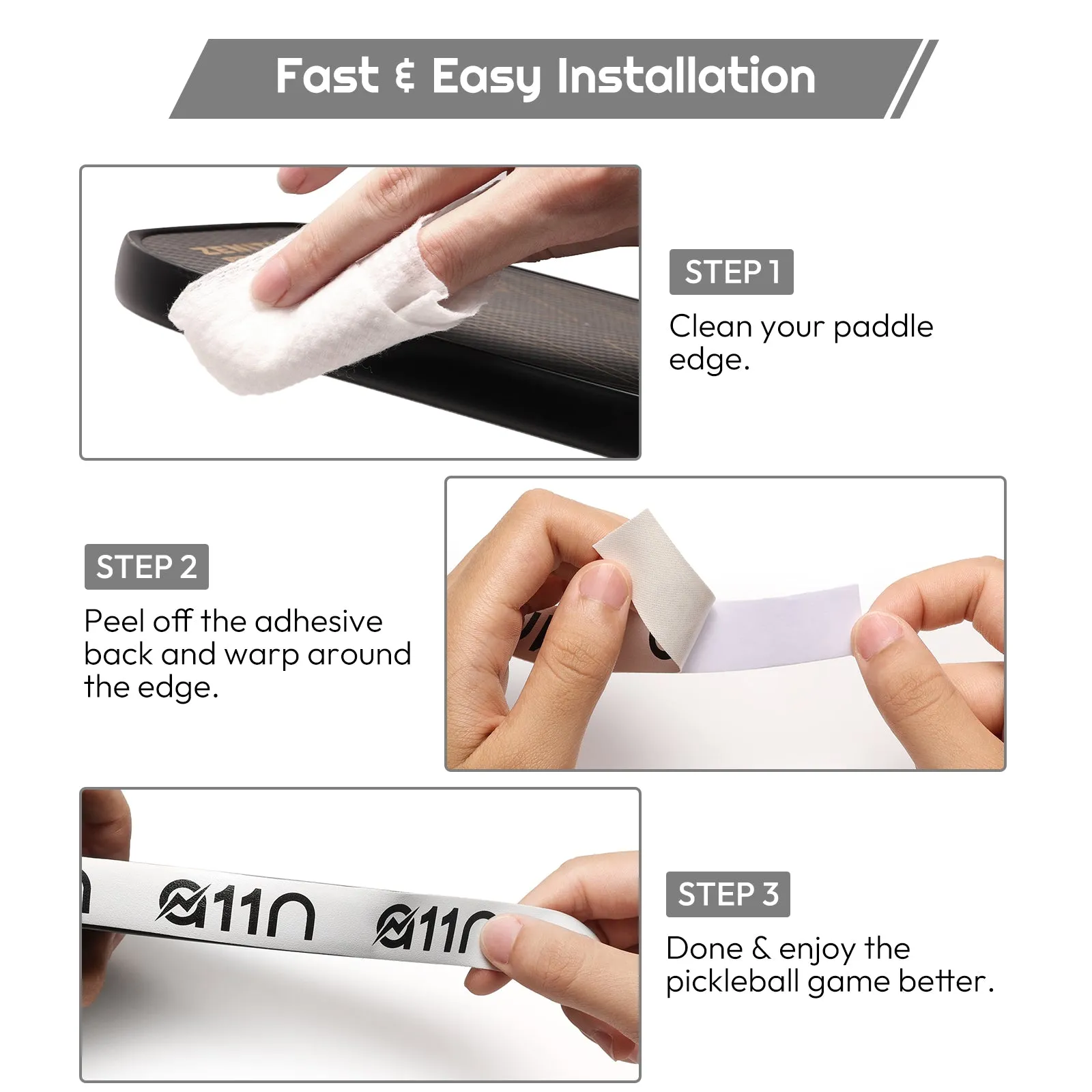 A11N Pickleball Paddle Edge Guard Tape