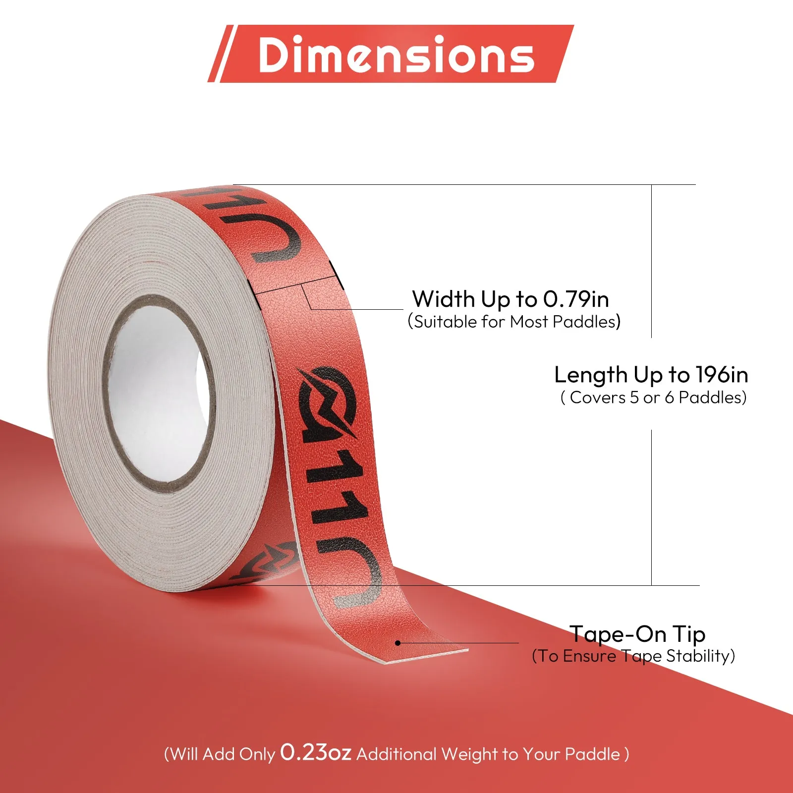 A11N Pickleball Paddle Edge Guard Tape