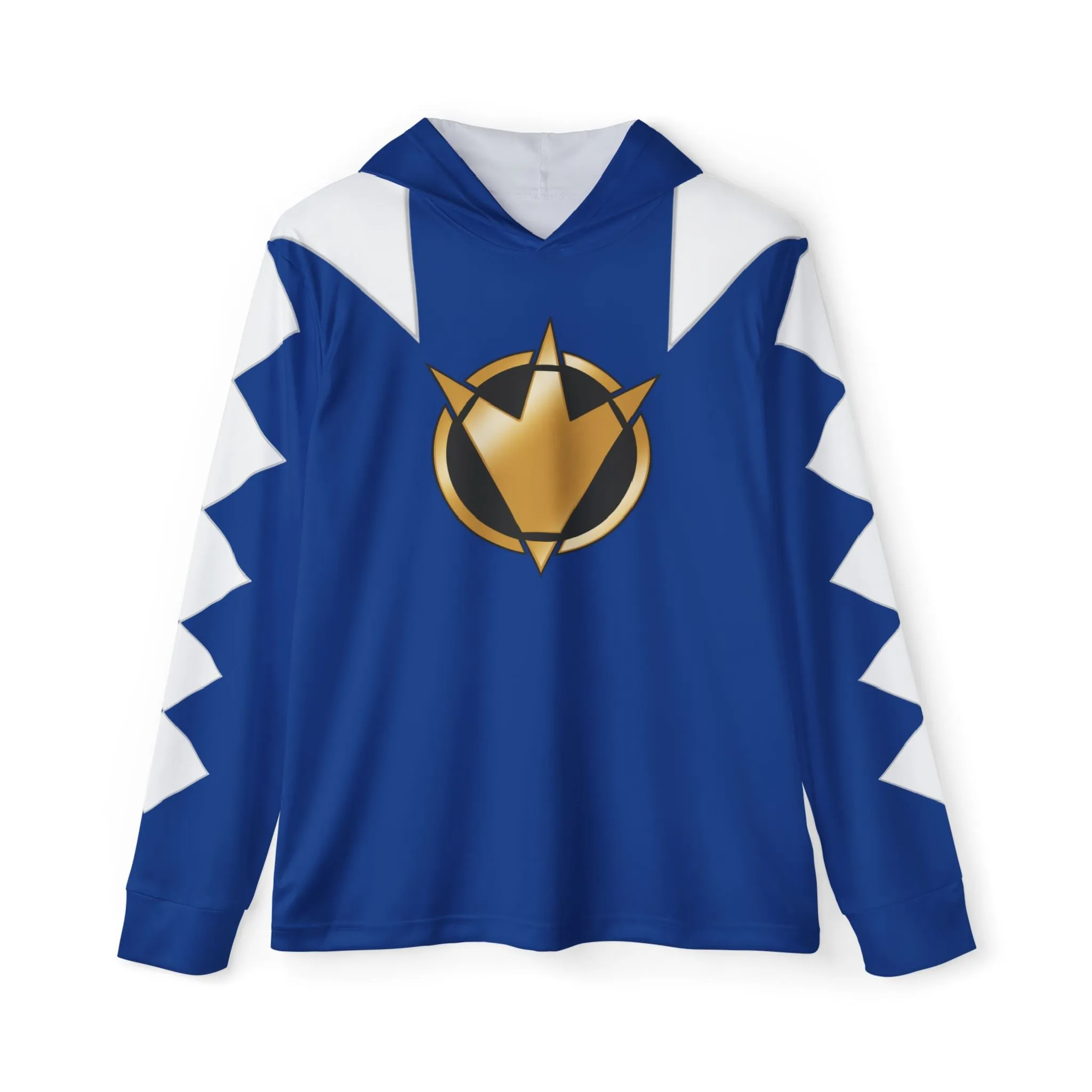 Abaranger Blue Hoodie (Full Print) Super Sentai T Shirt Custom Graphic Art Cosplay Shirts Power Rangers Retro Vintage 90s Tee