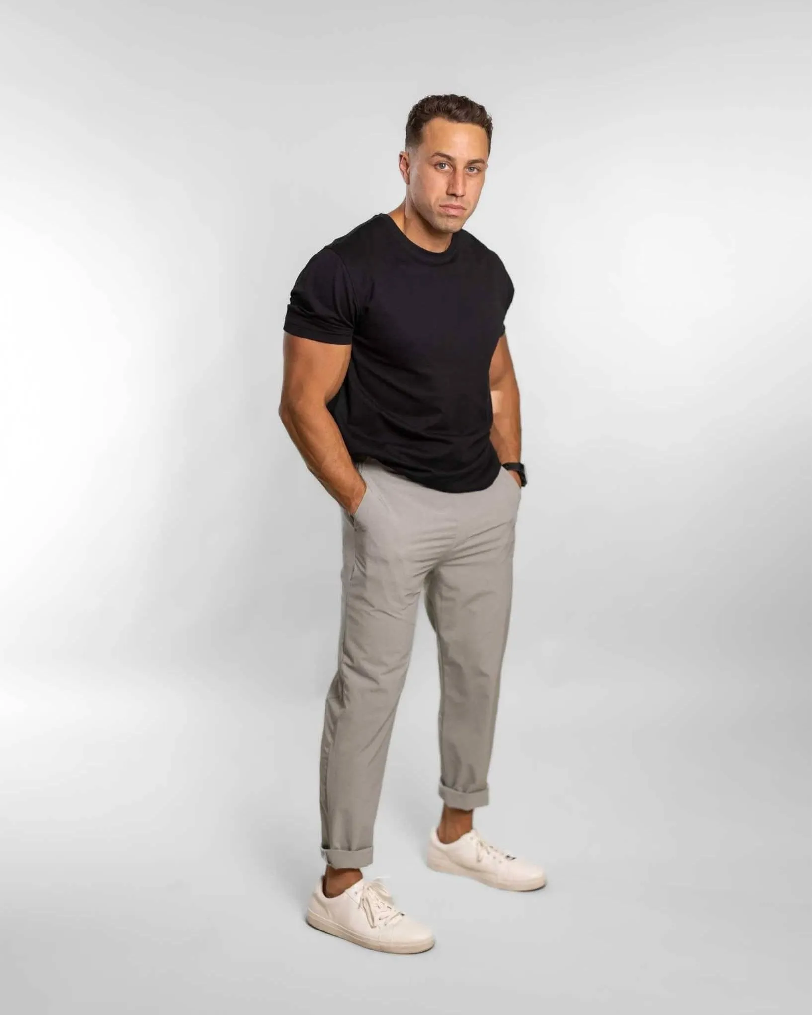 [AIRLOOM] Rover Pull On Pant - Heather Grey