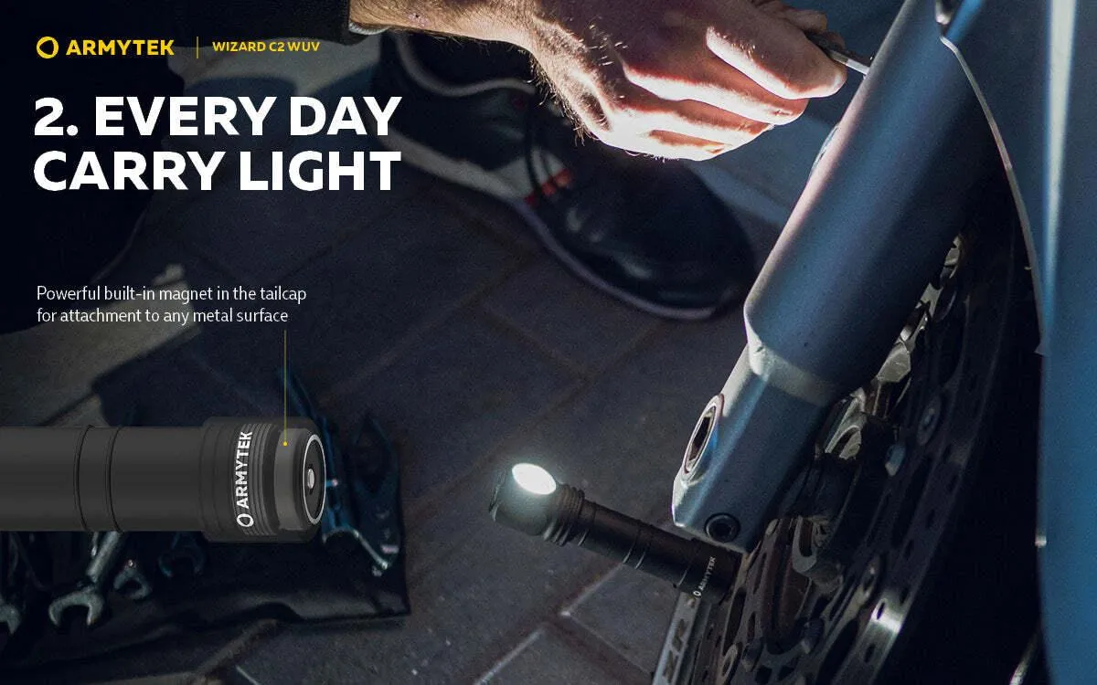 ARMYTEK WIZARD C2 WUV MAGNET USB