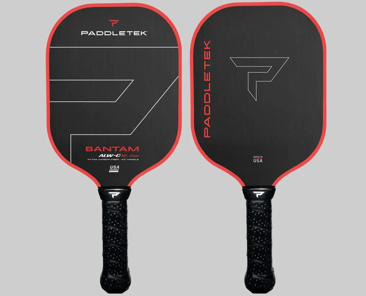 Bantam ALW-C 12.7 Pickleball Paddle Power & Spin Control Ergonomic Handle | Kinetic Racquet Sports