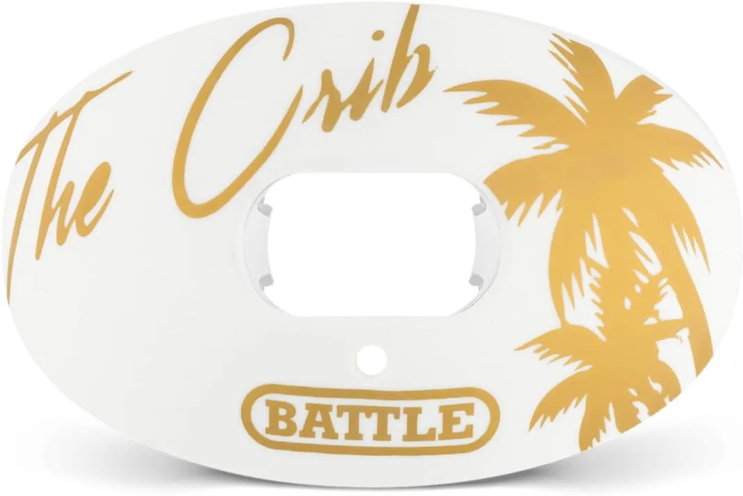 Battle Sports Oxygen Football Mouthguard - Football Mouth Guard with Strap, Superior Airflow & Better Performance, Maximum Breathability, Works with Braces