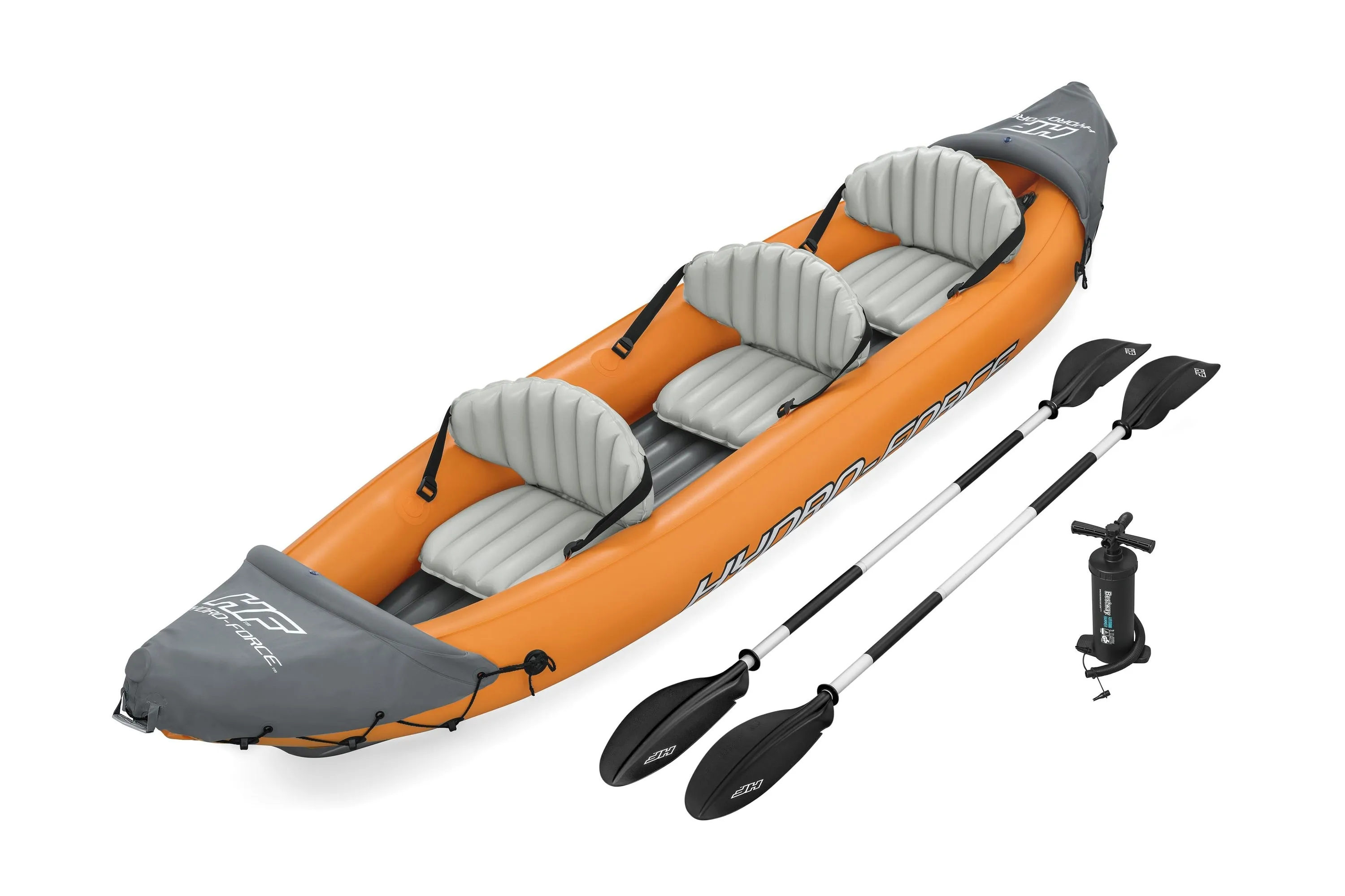 Bestway - (381cm) Hydro-Force Kayak Rapid Inflatable Canoe (65132) - Orange