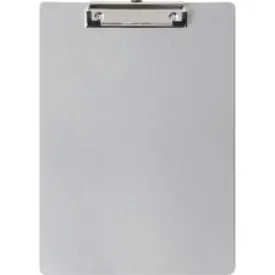 Business Source Aluminum Clipboard - 8 1/2" x 11" - Aluminum - Silver - 1 Each