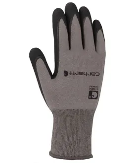 Carhartt Men's Thermal Lined Waterproof Nitrile Grip Glove - Grey