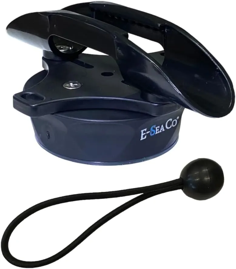 E-Sea Paddle Holder - Heavy-Duty Suction Mounted Paddle and Utility Clip. Paddle Holder, Gaff Holder, Bait Net Holder, Plier Holder, and More! for Paddle Boards, Boats and More!