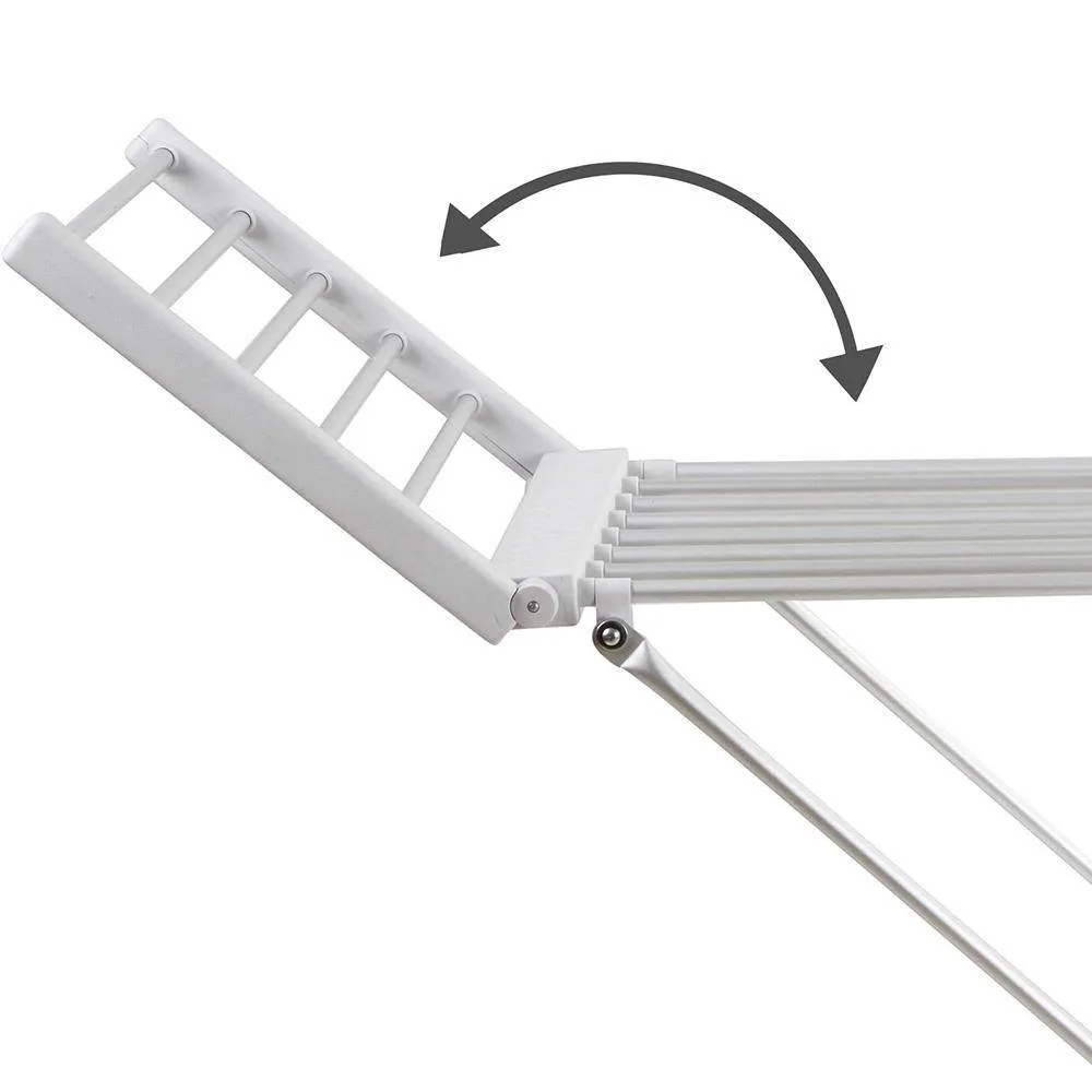 Electric Heated Towel Rail Rack 18 Bars Freestanding Clothes Dry Warmer