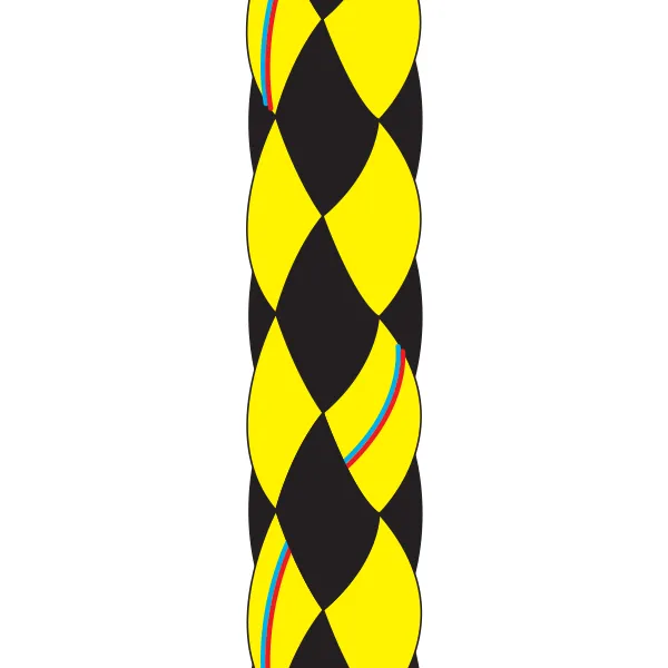 Evo Race 78 Black/Yellow 6mm