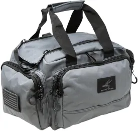 Exos Tactical Range Bag  Medium Size Range Bag for Shooting  Gun Case for Handguns, Ammo Bag, Tactical Range Bag, Molle Webbing, Free Subdued USA Patch, Designed in the USA