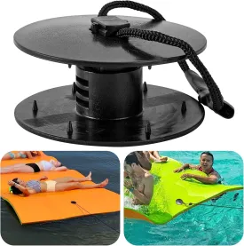Floating Mat Tether Kit,Floating Water Mat Tether Kits,Portable Floating Mat Grommet Kit,Floating Mats Lilly Pad Accessories for All Foam Water Pads