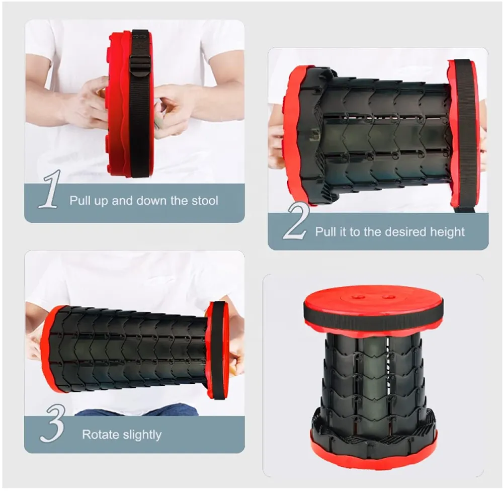 Foldable Telescopic Lightweight Compact Stool M24-16-5