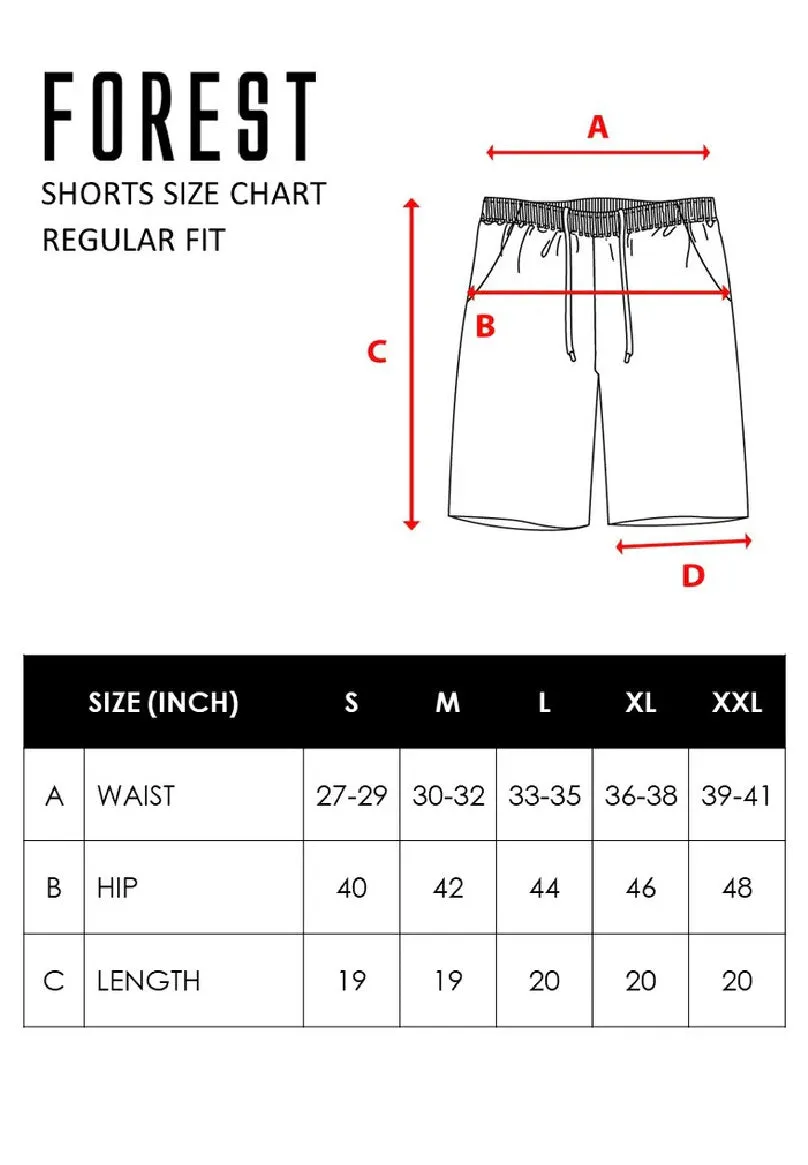 Forest Premium 4 Way Stretch Dri-Fit Sport Shorts Men Quick Dry Short  Pants | Seluar Pendek Lelaki - 65843