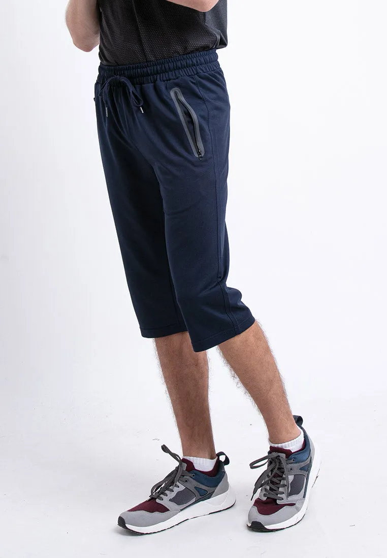 Forest Stretchable Dri Fit 3 Quarter Casual Shorts Men Quick Dry Short Pants Men | Seluar Pendek Lelaki - PL65819