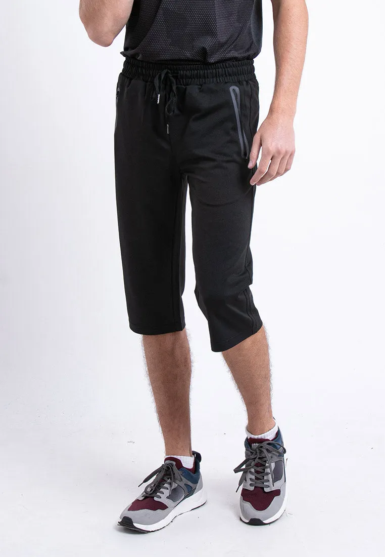 Forest Stretchable Dri Fit 3 Quarter Casual Shorts Men Quick Dry Short Pants Men | Seluar Pendek Lelaki - PL65819