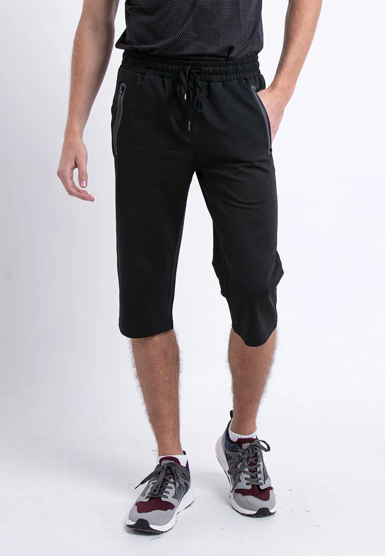 Forest Stretchable Dri Fit 3 Quarter Casual Shorts Men Quick Dry Short Pants Men | Seluar Pendek Lelaki - PL65819