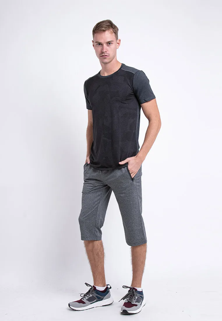 Forest Stretchable Dri Fit 3 Quarter Casual Shorts Men Quick Dry Short Pants Men | Seluar Pendek Lelaki - PL65819