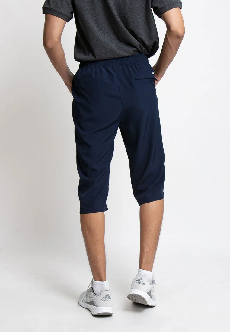 Forest Stretchable Dri-Fit 3 Quarter Quick Dry Short Pants Men | Seluar Pendek Lelaki - 65797