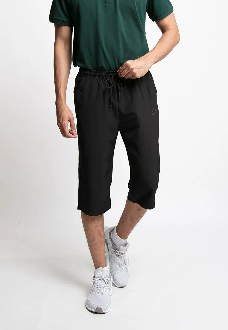 Forest Stretchable Dri-Fit 3 Quarter Quick Dry Short Pants Men | Seluar Pendek Lelaki - 65797