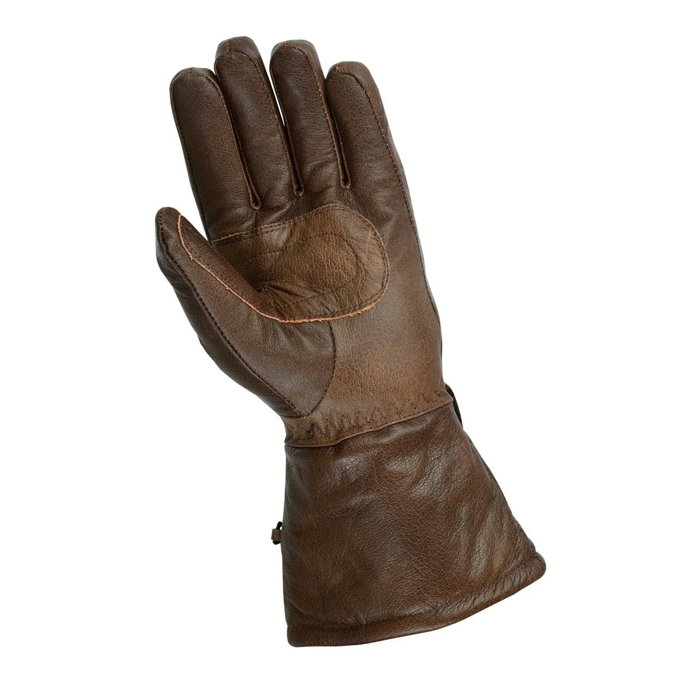 Gallanto Motorcycle Armoured Thinsulate Leather Winter Long Gloves Biker