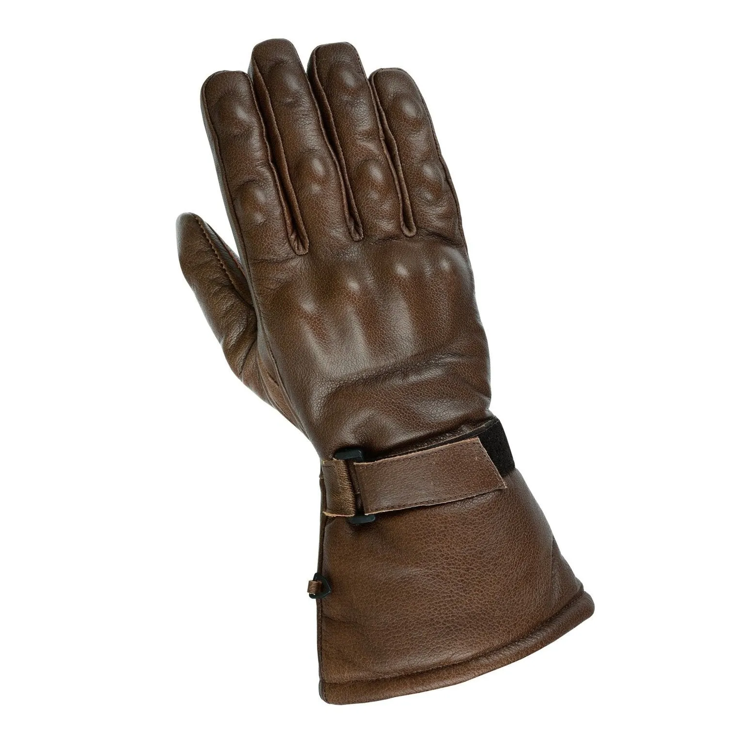 Gallanto Motorcycle Armoured Thinsulate Leather Winter Long Gloves Biker