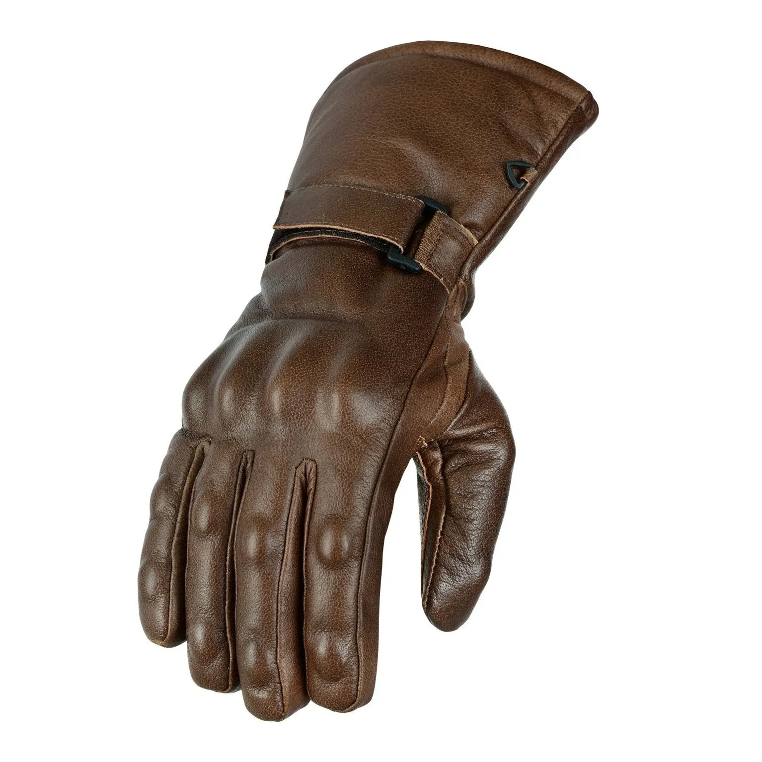 Gallanto Motorcycle Armoured Thinsulate Leather Winter Long Gloves Biker