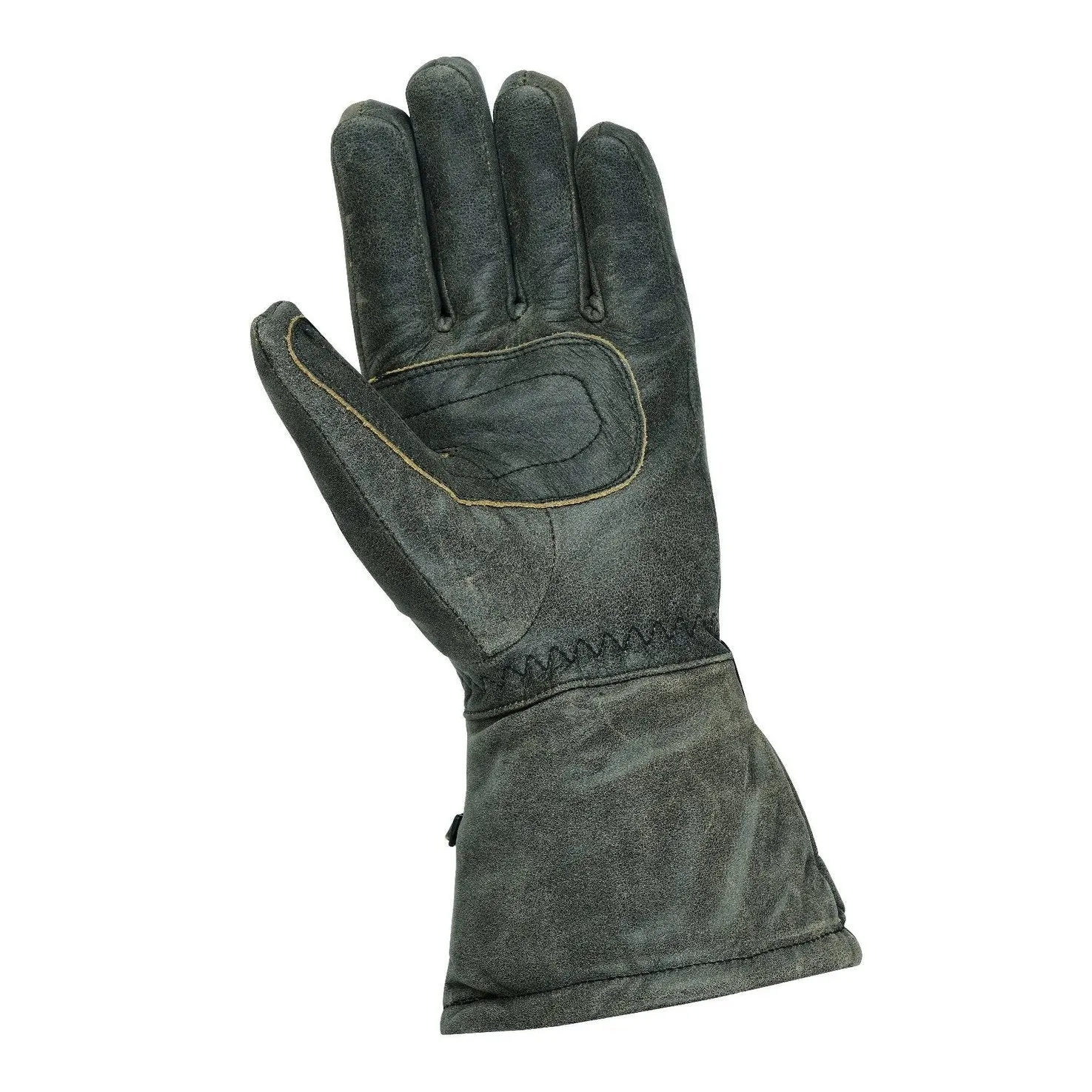 Gallanto Motorcycle Armoured Thinsulate Leather Winter Long Gloves Biker