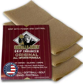 Grip Enhancer Tacky Towel - (Pack of 3) - All Sports Tack Cloth Rags for Sweaty Hands in Golf, Softball, Baseball, Tennis & More - Versatile Moisture-Wicking Grip Solution for Athletes