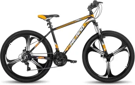 HH HILAND 26'' Mountain Bike, 3 6 Spokes, 21 Speeds Drivetrain, Aluminum Frame 26 Inch Wheels, Disc-Brake Bike for Men Women Men's MTB Bicycle
