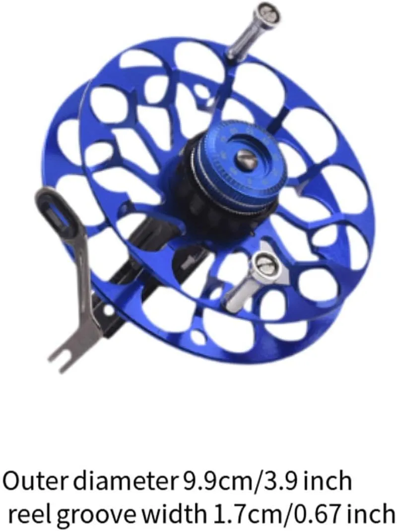Ice Fishing Reel Front Raft Wheel Multifunction Smooth Winter Fishing Reel Hand Reel
