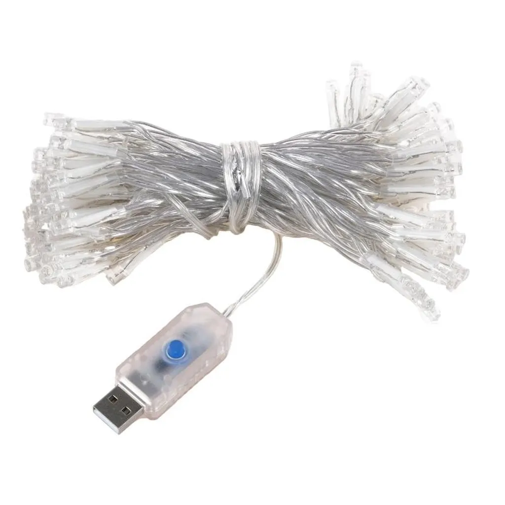illuminex USB-A Fairy Lights Warm White 100LED 274772