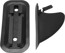 Inflatable Paddle Board Fin - Durable Plastic Surfboard Fin with Streamlined Design for Adjustable Performance and Stability in Various Water Sports