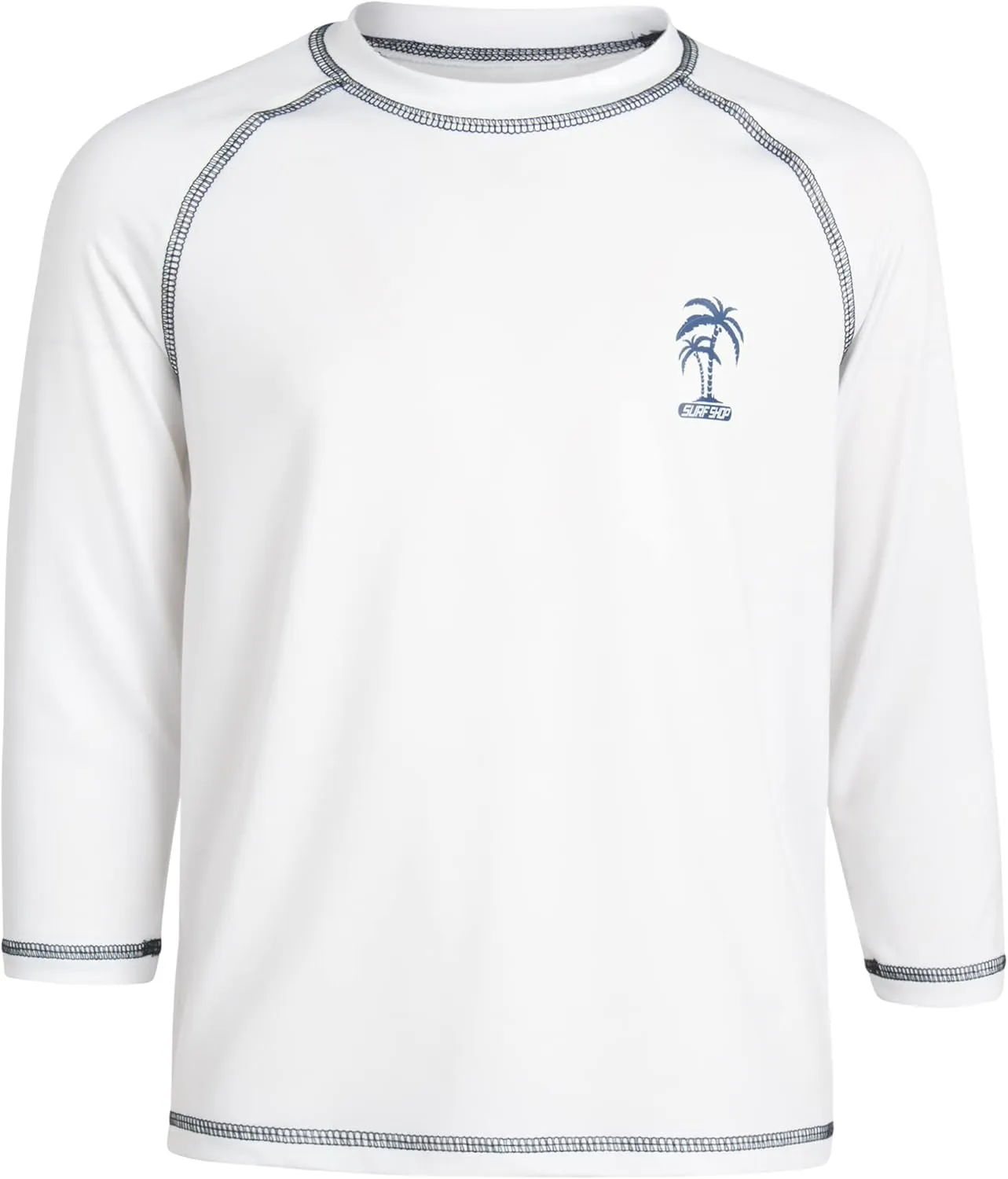 iXtreme Boys Swim Shirt - 2 Pack Rashguard UPF 50  Quick Dry Sun Protection Swimwear Boys Rash Guard Long Sleeve (Size 5-18)