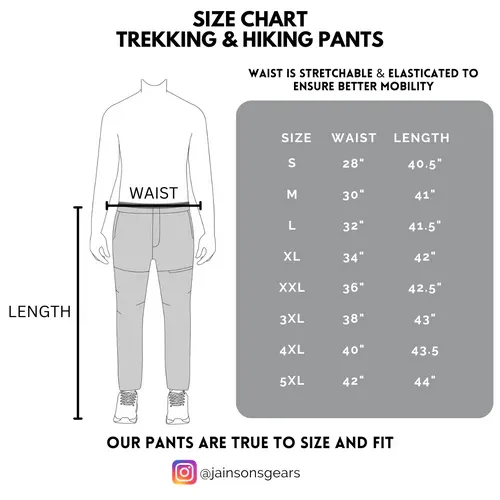 JAG Trail Explorer Trekking Pants | Convertible Pants | 100% Breathable Fabric
