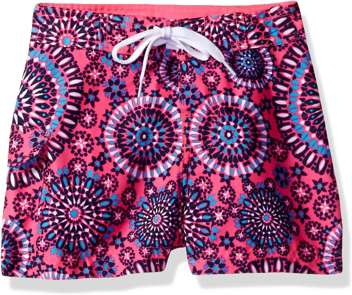Kanu Surf Girls' Sassy UPF 50  Quick Dry Beach Coverup Boardshort