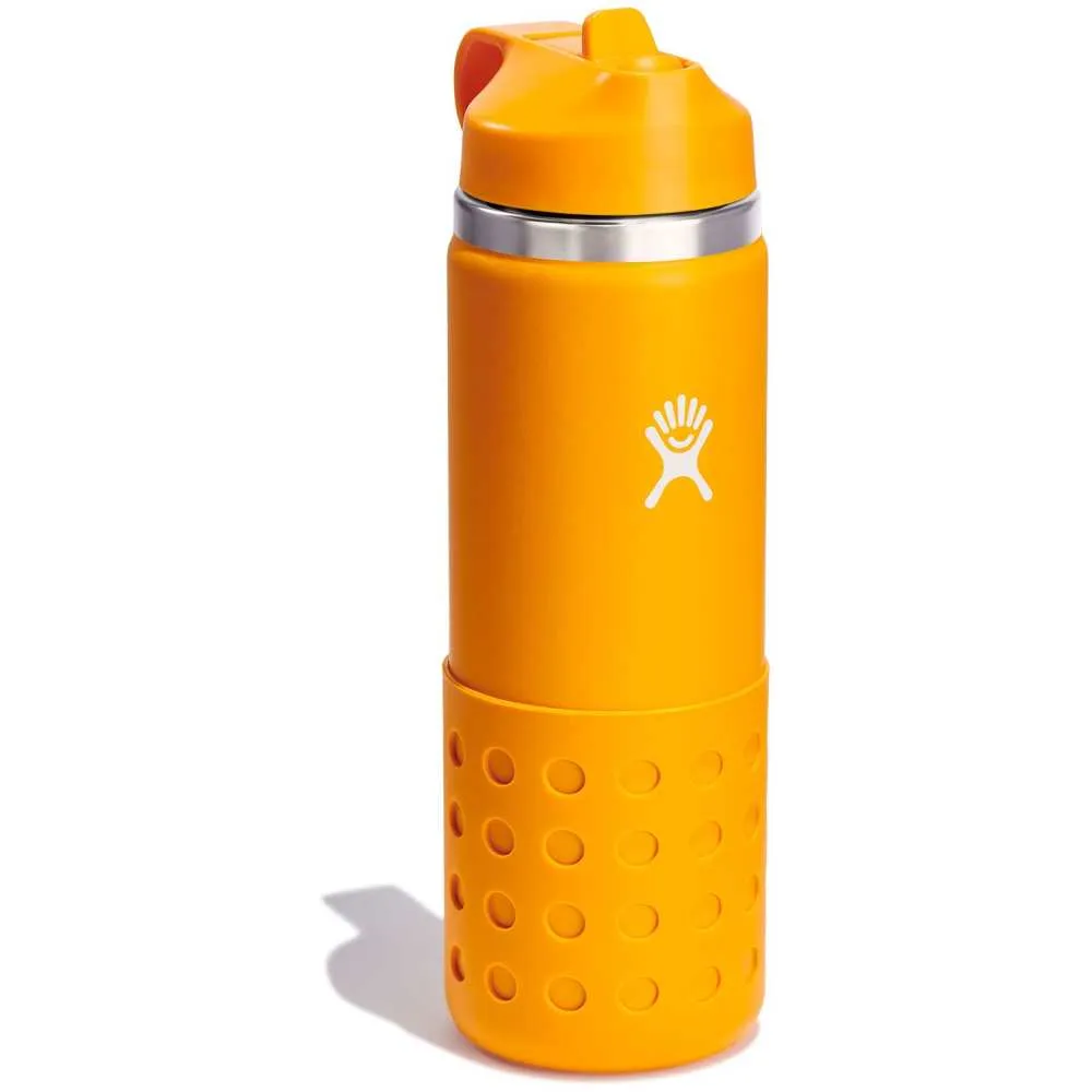 Kids' Wide Mouth Insulated With Straw Lid