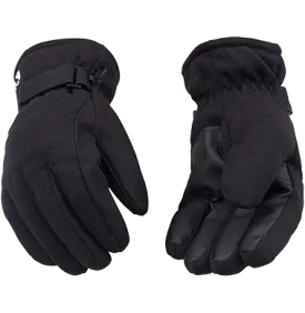 Kinco 1171 HydroFlector Black Water-Resistant Thermal Insulation Ski Gloves (One Dozen)