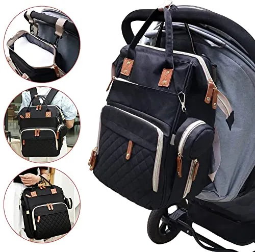 Large Capacity 0. Bag/Backpack with Bassinet and charging cable