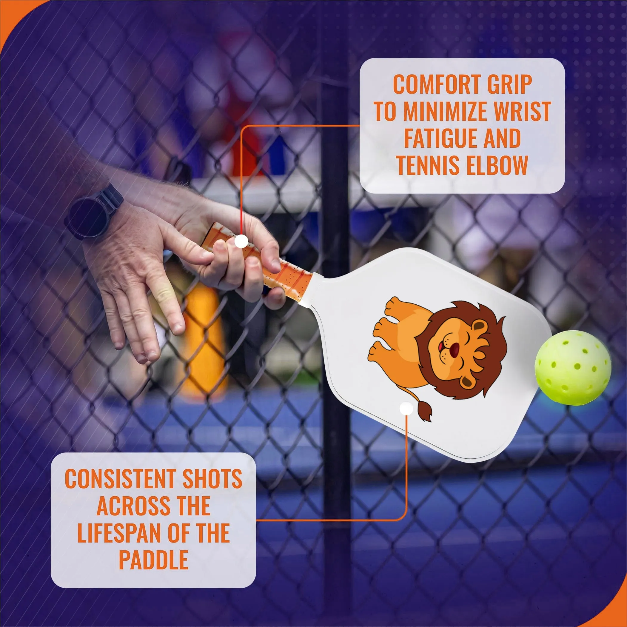 Lightweight Durable Pickleball Paddle - Perfect for All Levels