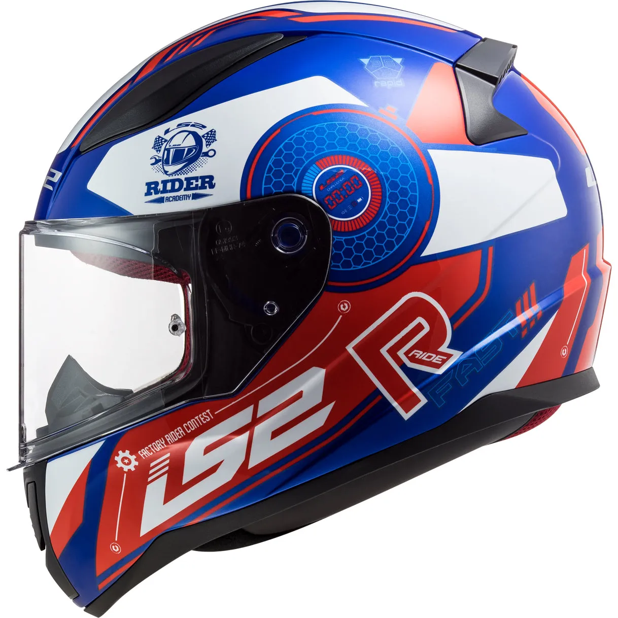 LS2 Helmets Rapid Stratus Motorcycle Full Face Helmet